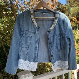 Crop Denim Jacket